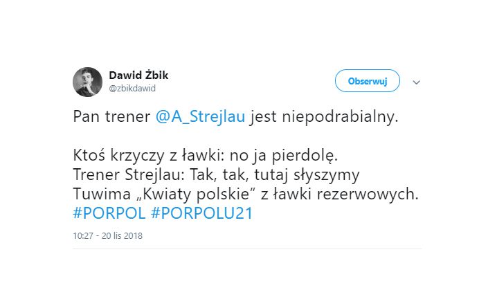 Andrzej Strejlau ZNISZCZYŁ tym tekstem... :D